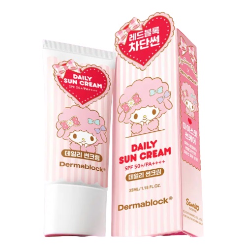 [DAISO] Dermablock Daily Sun Cream SPF50+PA++++35ml (My Sweet Piano)